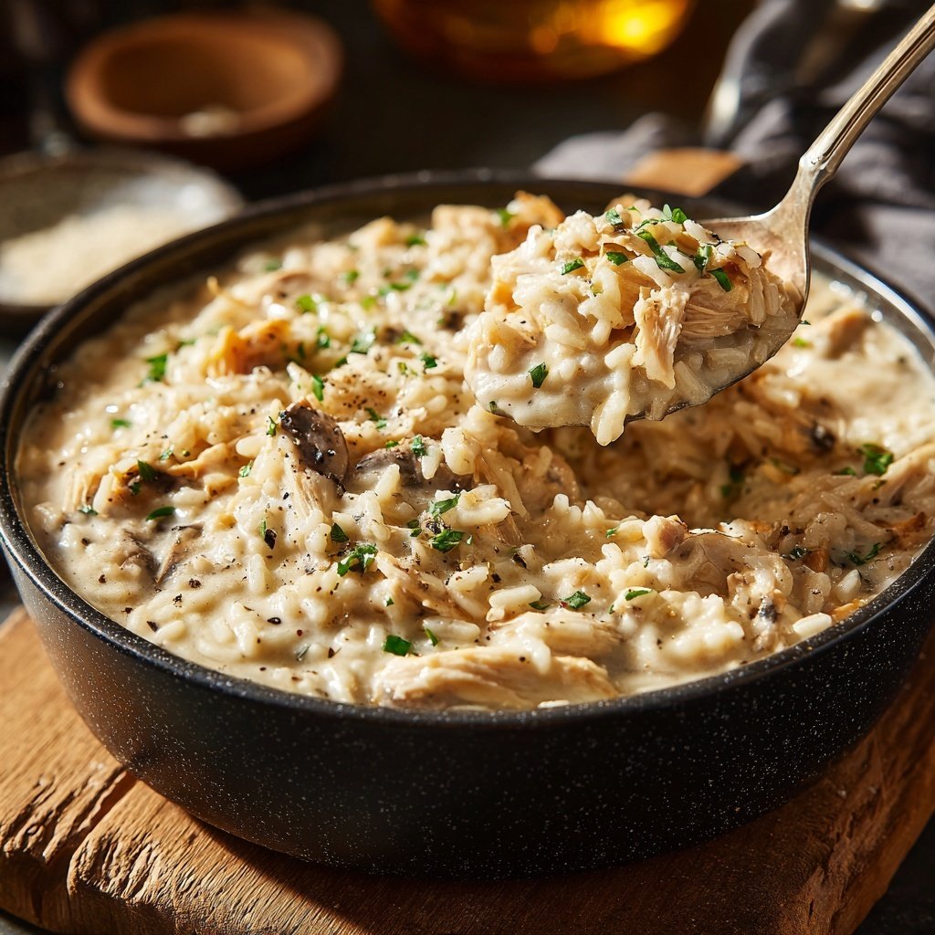 Creamy One Pot Chicken And Rice