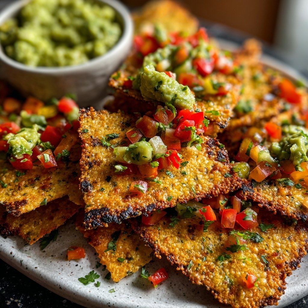 Super Bowl Crispy Veggie Flatbread Chips
