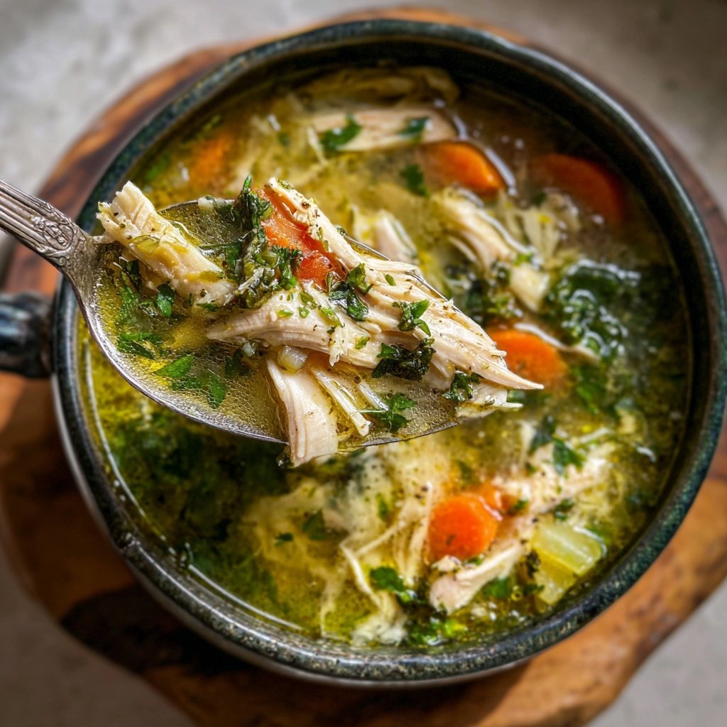 Spring Chicken Soup With Lemon