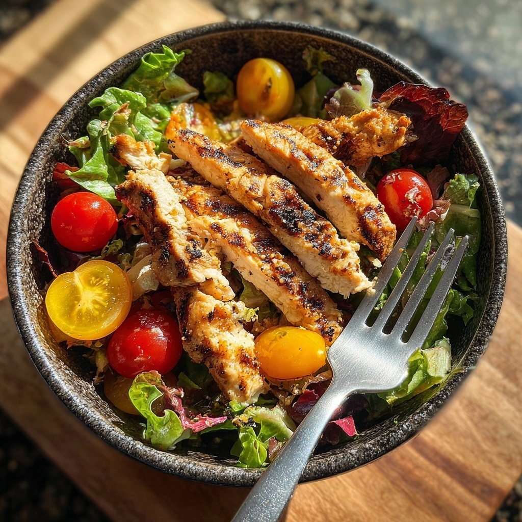 Healthy Grilled Chicken Salad Bowl