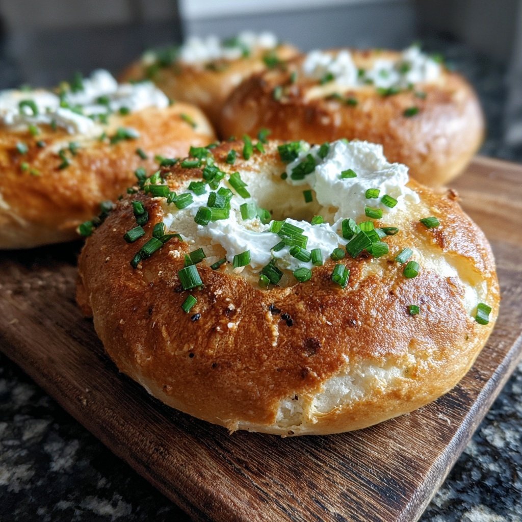 Greek Yogurt Protein Bagels