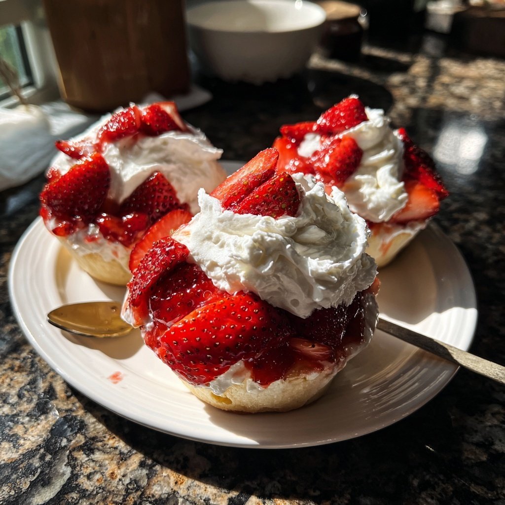 Classic Strawberry Shortcake Cups