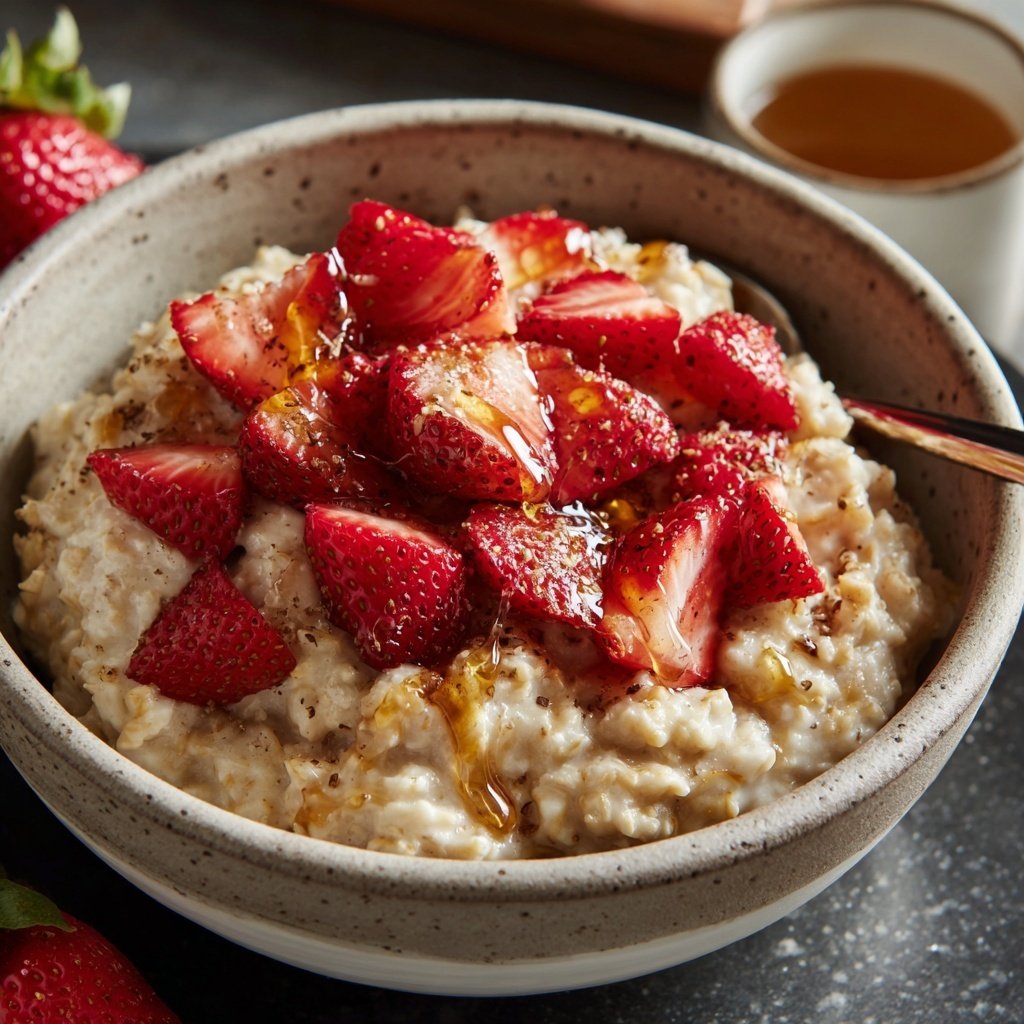 Fresh Strawberry Oatmeal