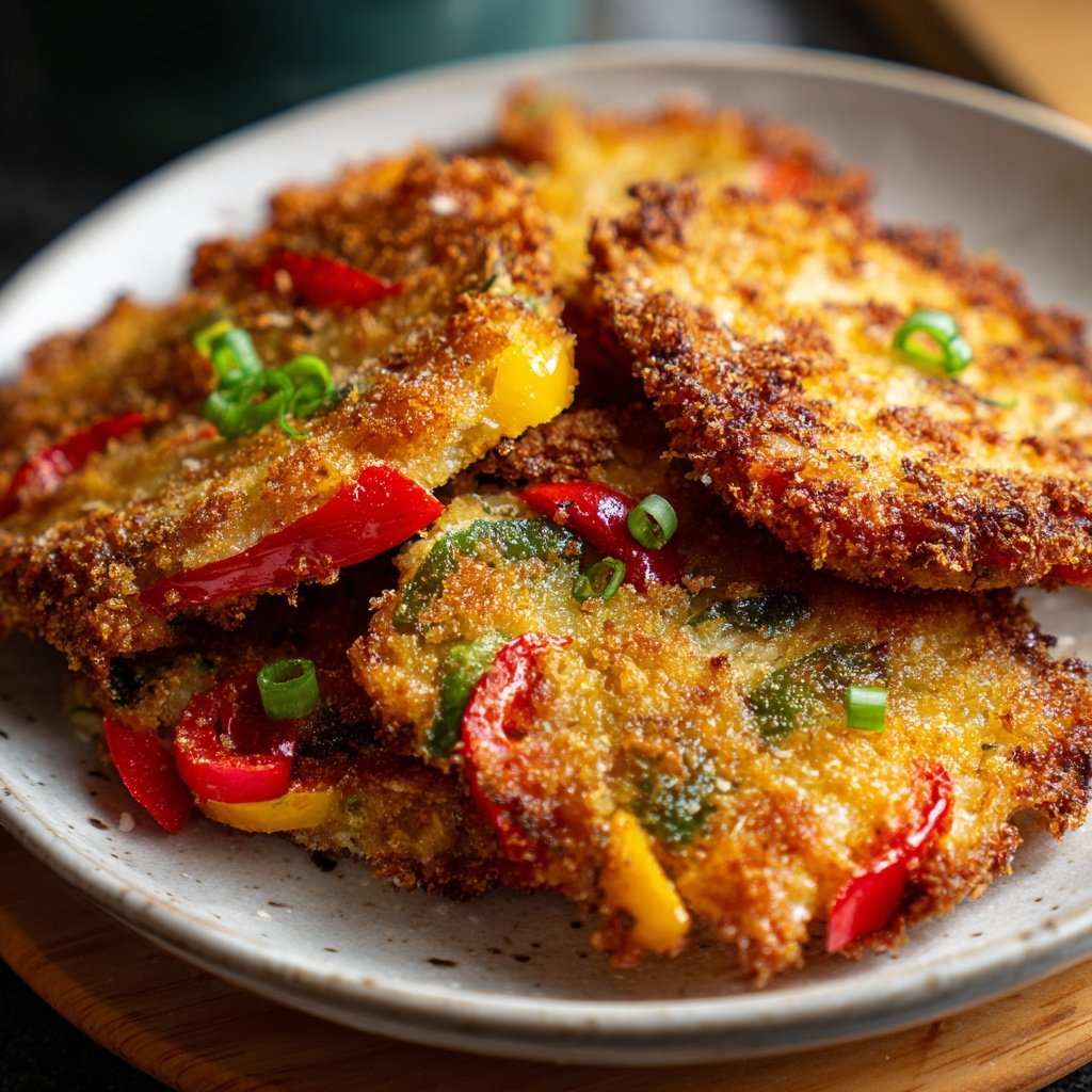 Baked Veggie Rice Cakes