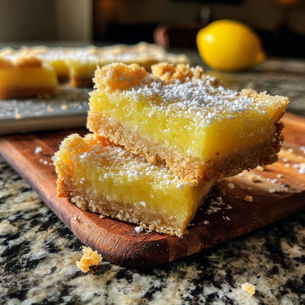 Limoncello Lemon Bars