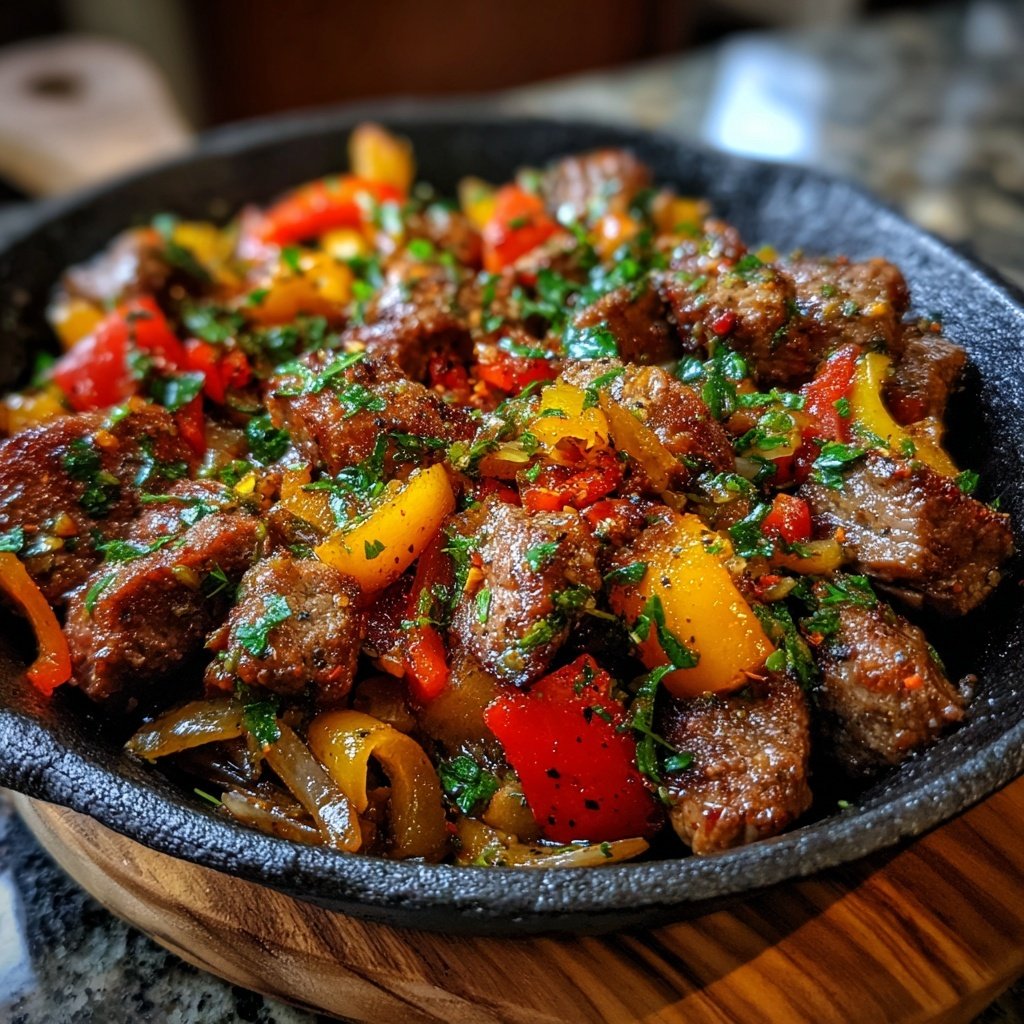 High Protein Beef Skillet Dinner