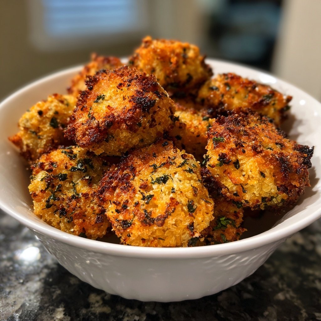 Crispy Polenta Veggie Nuggets