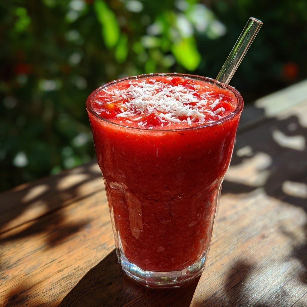 Strawberry Coconut Smoothie